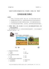 2020深圳高三第二次线上统一测试（4月）文科综合PDF版含答案