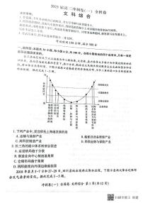 2023郑州等2地高三下学期3月冲刺（一）文综PDF版无答案