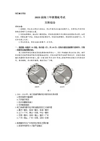 2022-2023学年河南省濮阳市高三下学期第一次摸底考试（月考）文综word版含答案