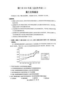 2023铜仁高三下学期适应性考试（二）文科综合试卷PDF版无答案