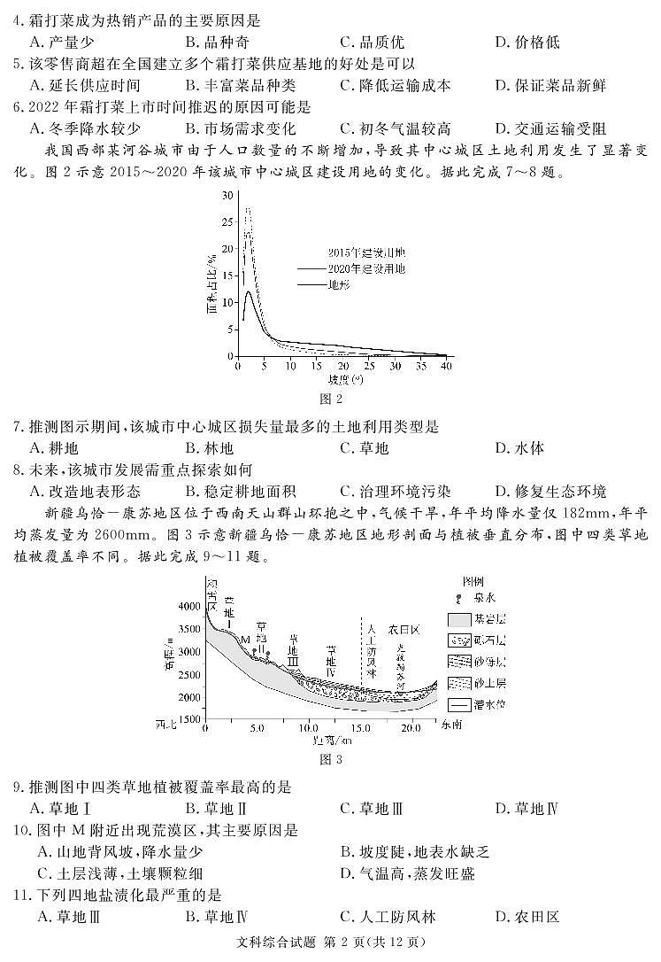 2023地区二诊文综第2页