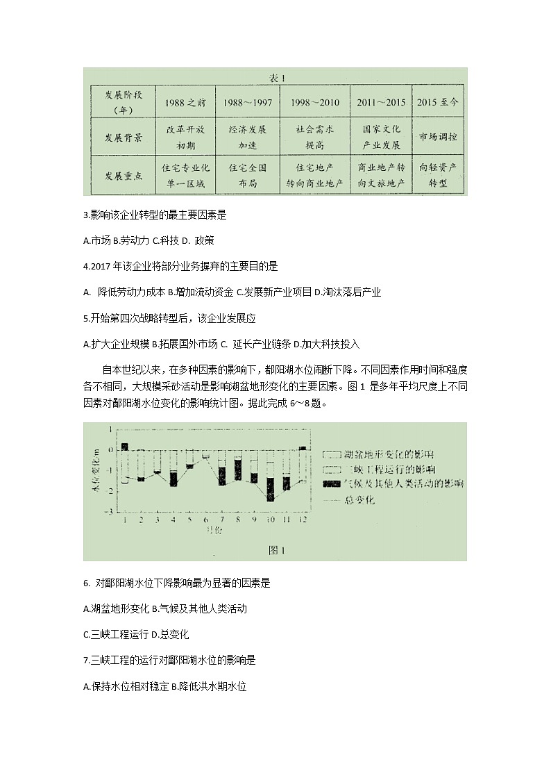 吉林省长春市2022-2023学年高三下学期三模文综试题  Word版含答案第2页