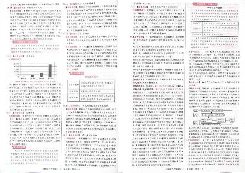 2023最后一卷押题卷文综答案03