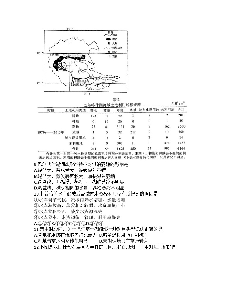 2023高考压轴卷——文综（全国乙卷）（Word版附解析）03