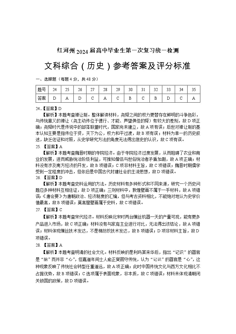 历史答案lmh第1页