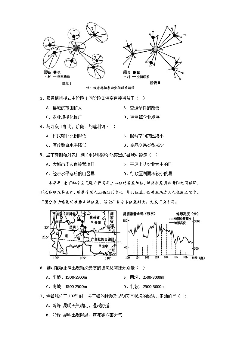 2024安阳林州一中高三上学期1月期末考试文综含解析第2页
