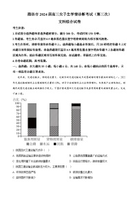 2024届陕西省商洛市高三下学期第三次尖子生学情诊断考试文综地理试题（原卷版+解析版）