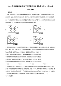 2024届陕西省渭南市高三下学期教学质量检测（Ⅱ）文综试卷-高中政治（原卷版+解析版）