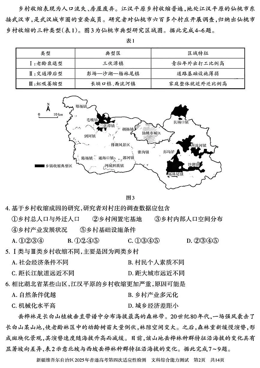文科综合能力测试第2页