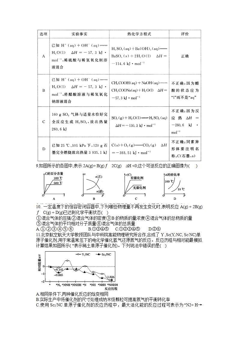 2021-2022学年山西省怀仁市第一中学高二上学期第二次月考理综试题 Word版第2页