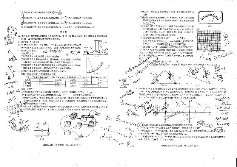 2019届湖北省华大新高考联盟高三上学期1月教学质量测评 理综 PDF版第3页