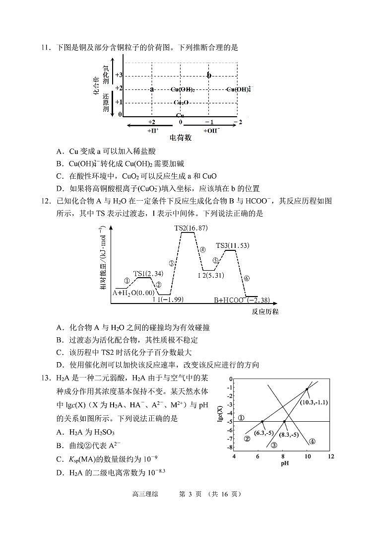 模考6（理综试题）第3页