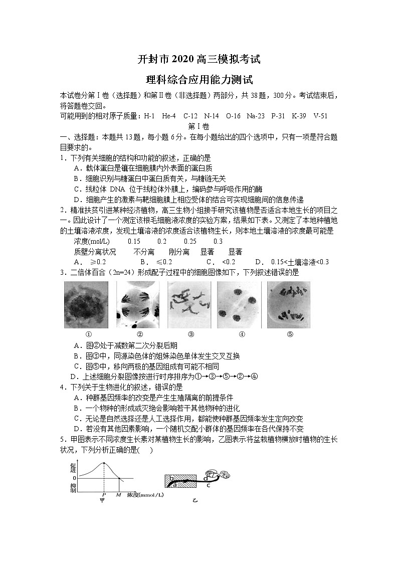 生物（含答案）第1页
