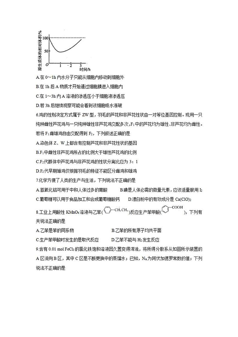 四川省九市联考-乐山2020届高三第二次模拟考试理科综合试题含答案第2页