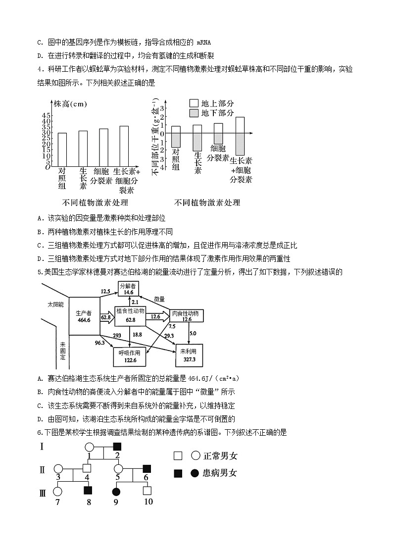 2022届四川省成都石室中学高三下学期“二诊模拟”理科综合试题（word版）02
