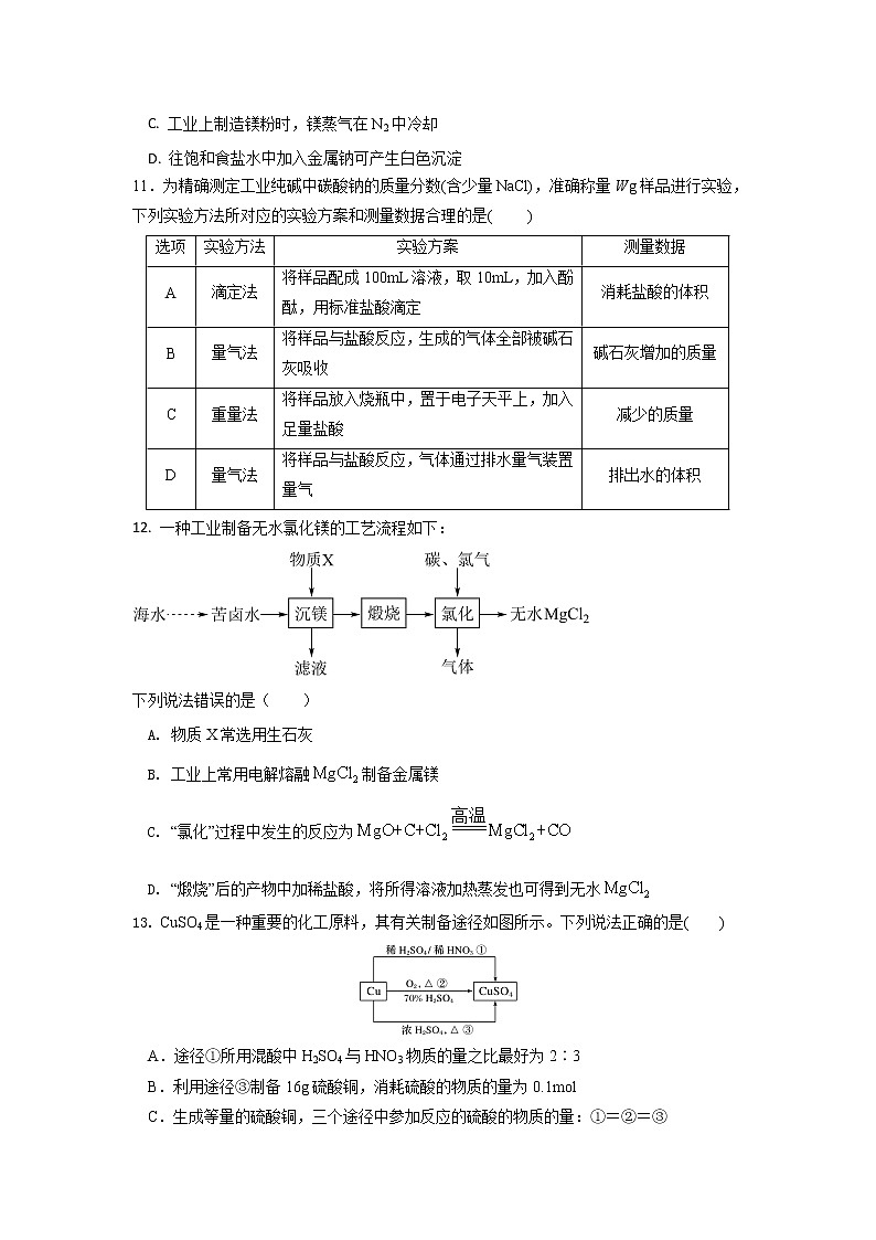 2022四川省邻水实验学校高三上学期入学考试理综试题含答案第3页