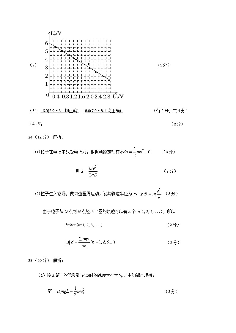 2021雅安高三下学期5月第三次诊断考试理科综合试题PDF版含答案02