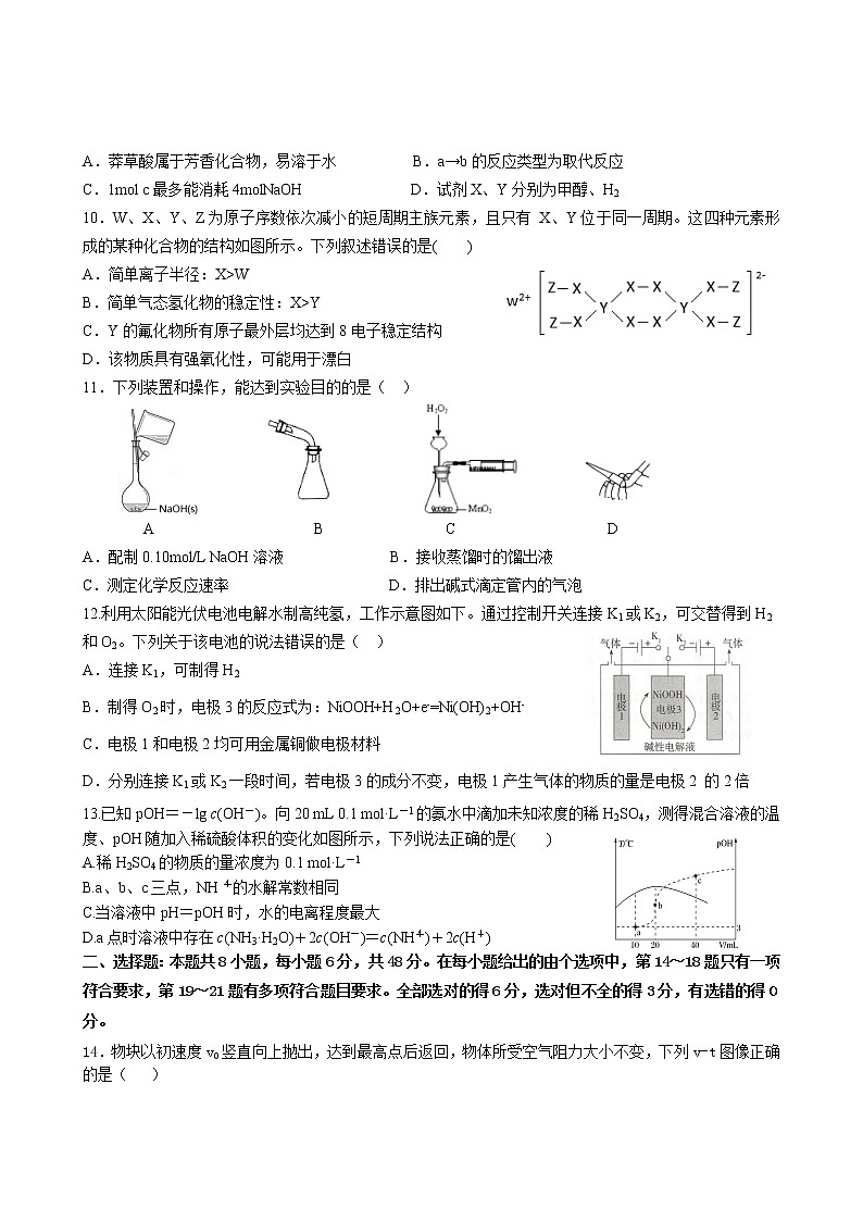 黑龙江省实验中学三模理科综合试题第3页