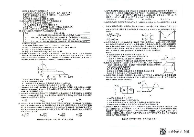 2023广西省高三上学期9月西部联考试题理综PDF版含解析02