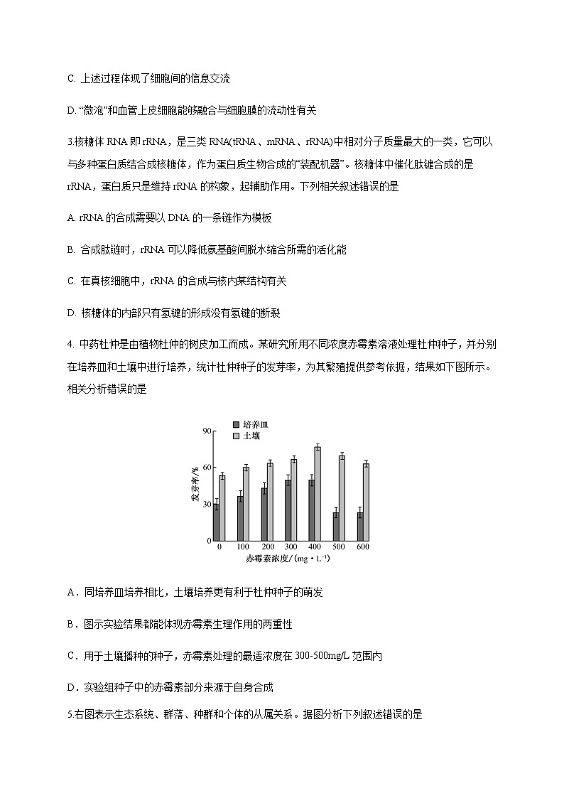 2020大连第二十四中学高三6月高考模拟（最后一模）理科综合试题含答案第2页