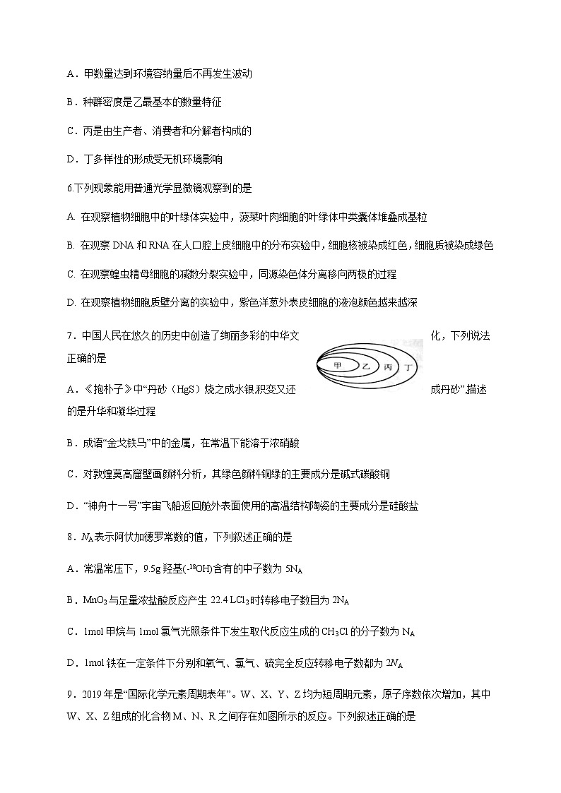 2020大连第二十四中学高三6月高考模拟（最后一模）理科综合试题含答案第3页