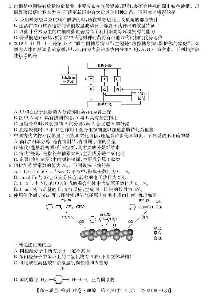 理科综合第2页