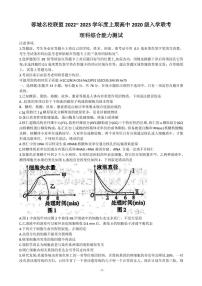 2023届四川省蓉城名校联盟高三上学期入学联考试题 理综（PDF版）