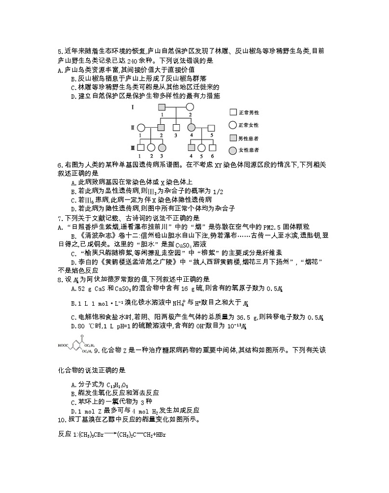 2022青海省海东市一中高三高考二模理科综合试题含解析02