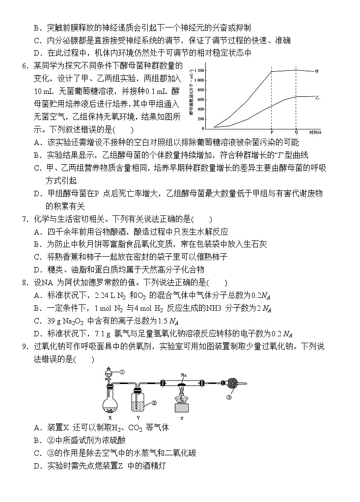 (一线名卷)2020年高考全国卷理科综合模拟试卷、答题卡(1)(16开、免排版、可编辑)02