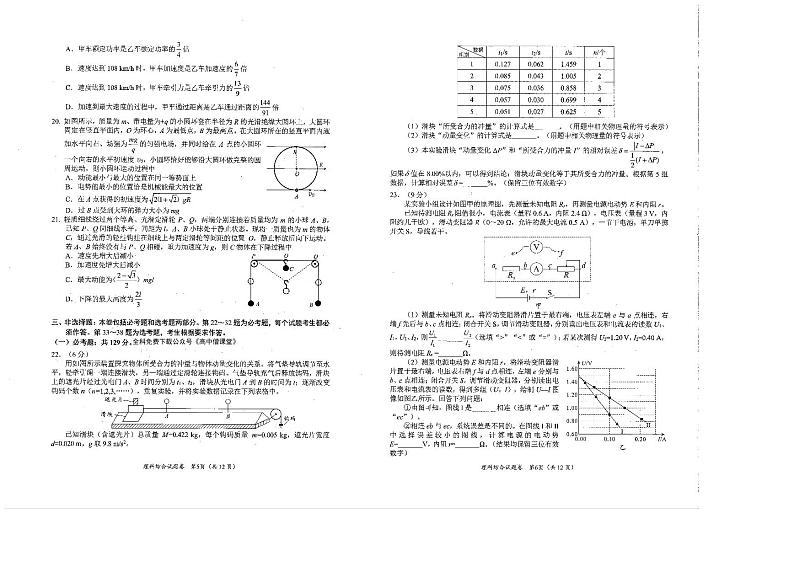 2022-2023学年四川省绵阳市高三上学期第二次诊断性考试（1月） 理综 PDF版03