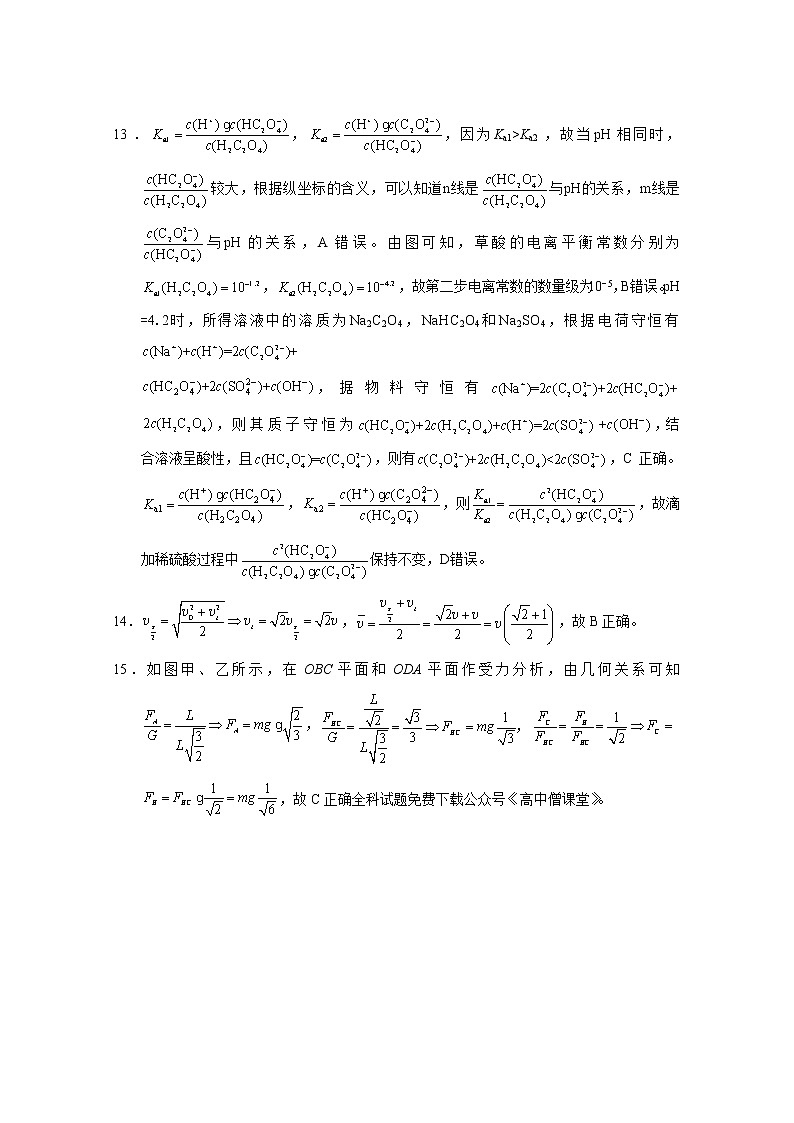 2022-2023学年云南省师范大学附属中学高三下学期高考适应性月考卷（七）理综试题 PDF版03