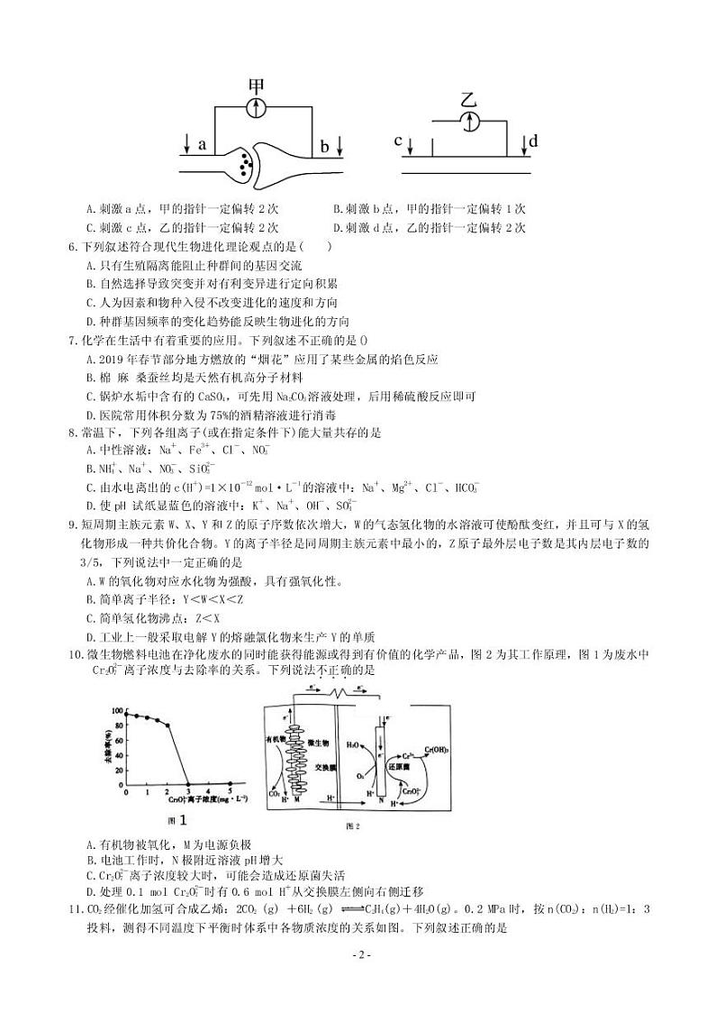 2019届江西省红色七校高三第二次联考理科综合试卷（PDF版）02