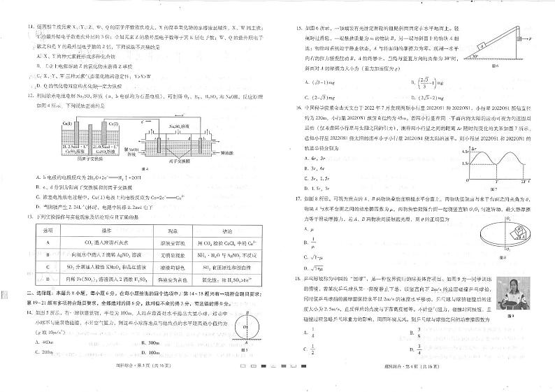 2023届贵州省六校联盟高三上学期高考实用性联考（一）理综试题（PDF版）第2页