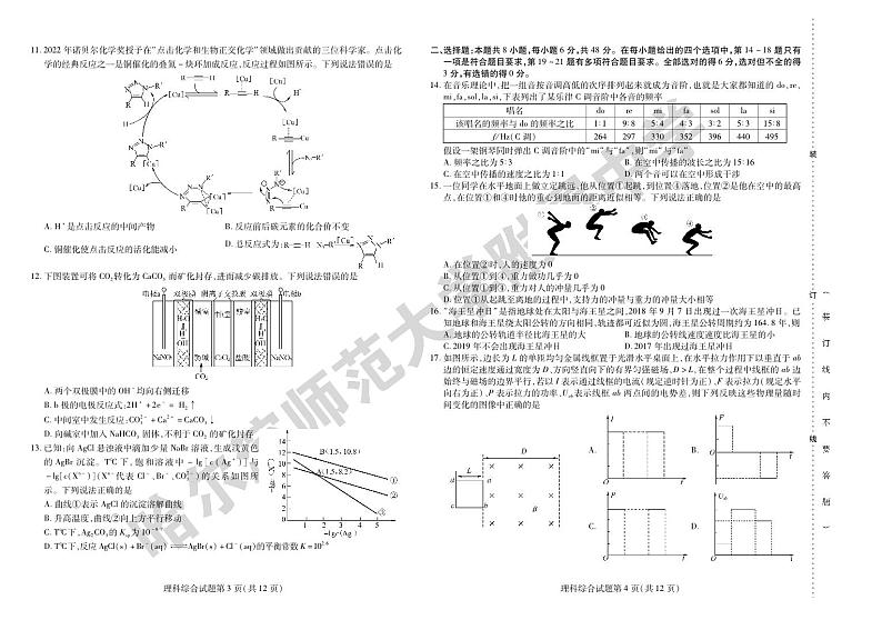 2023年哈师大附中高三第四次模拟考试理科综合试卷含答案解析第2页