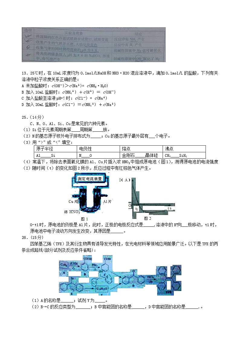 2015年安徽高考理科综合真题及答案第2页