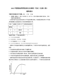 2023年高考真题——理综（全国乙卷）（Word版附答案）