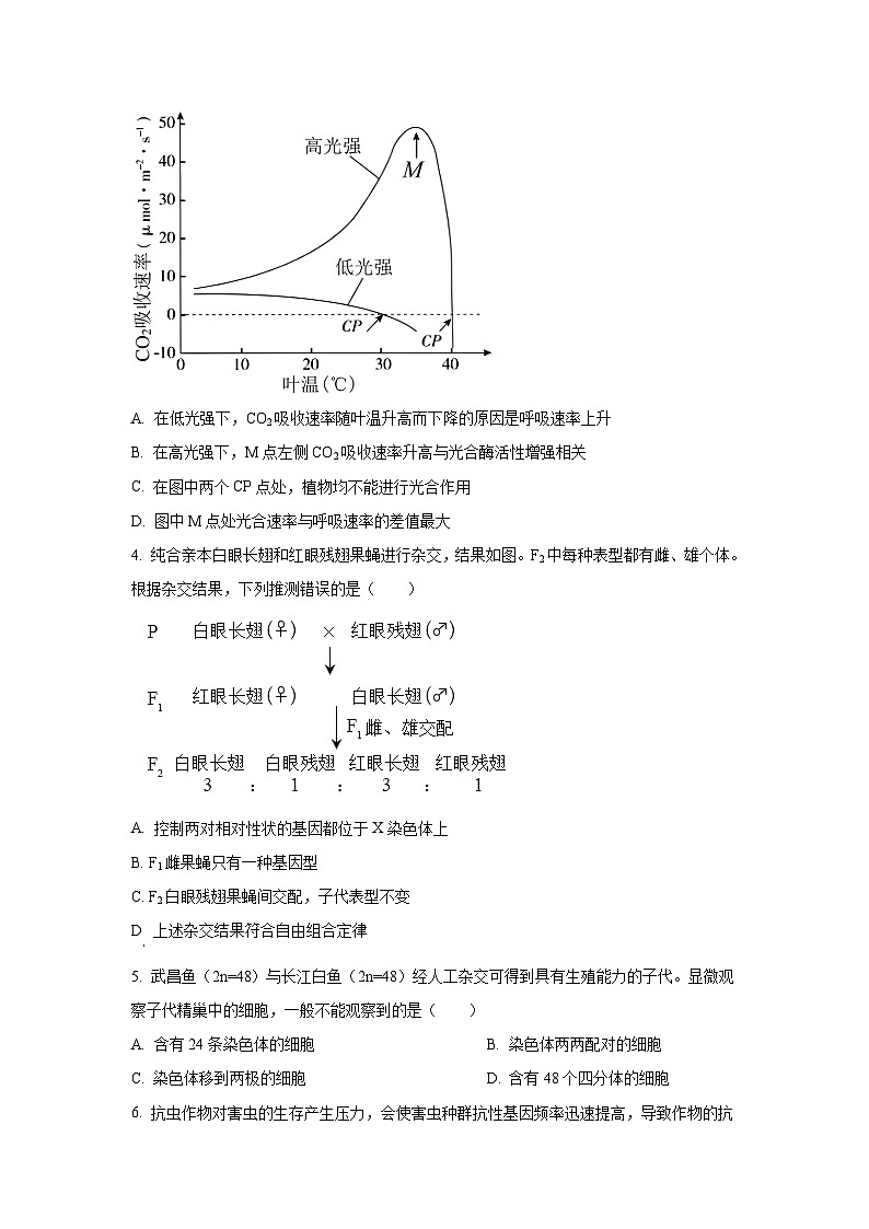 2023年北京市新高考生物真题（含答案）02