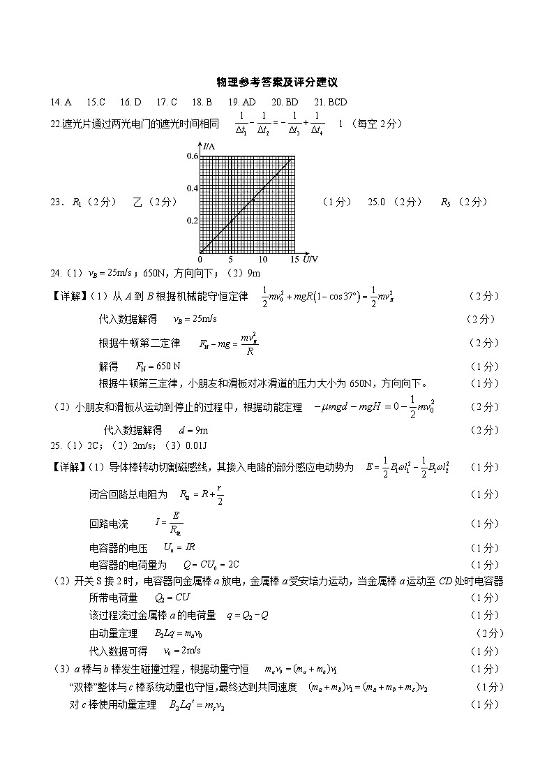 20230407-高2023届-周考-4.7理综周考答案第1页