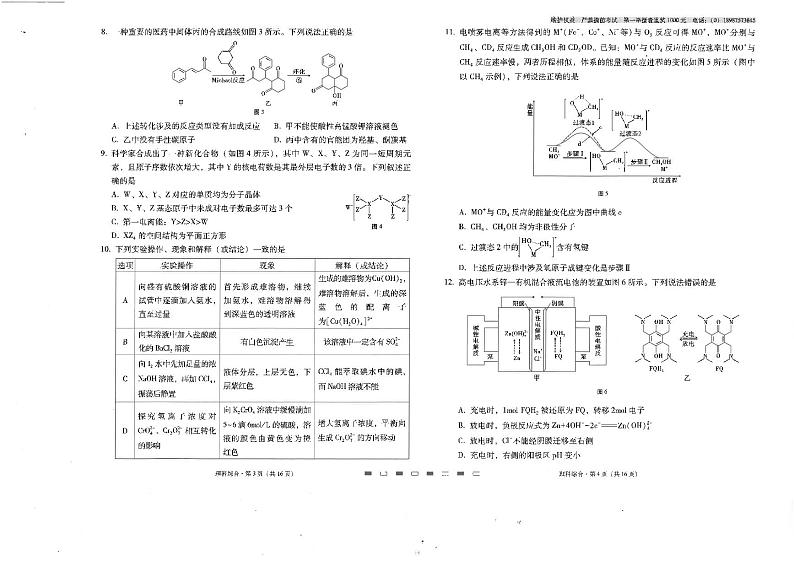 2024届云南师范大学附属中学高三高考适应性月考（二）（8月）理综 PDF版02