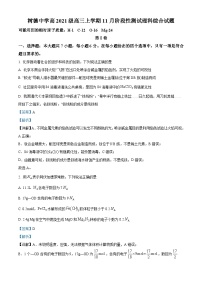 四川省成都市树德中学2023-2024学年高三上学期11月阶段性测试理综试题（Word版附解析）