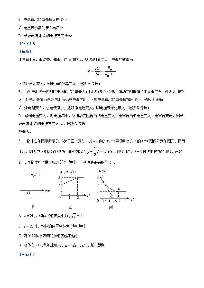 四川省成都市第七中学2023-2024学年高三上学期12月一诊热身考试理科综合试卷（Word版附解析）第2页