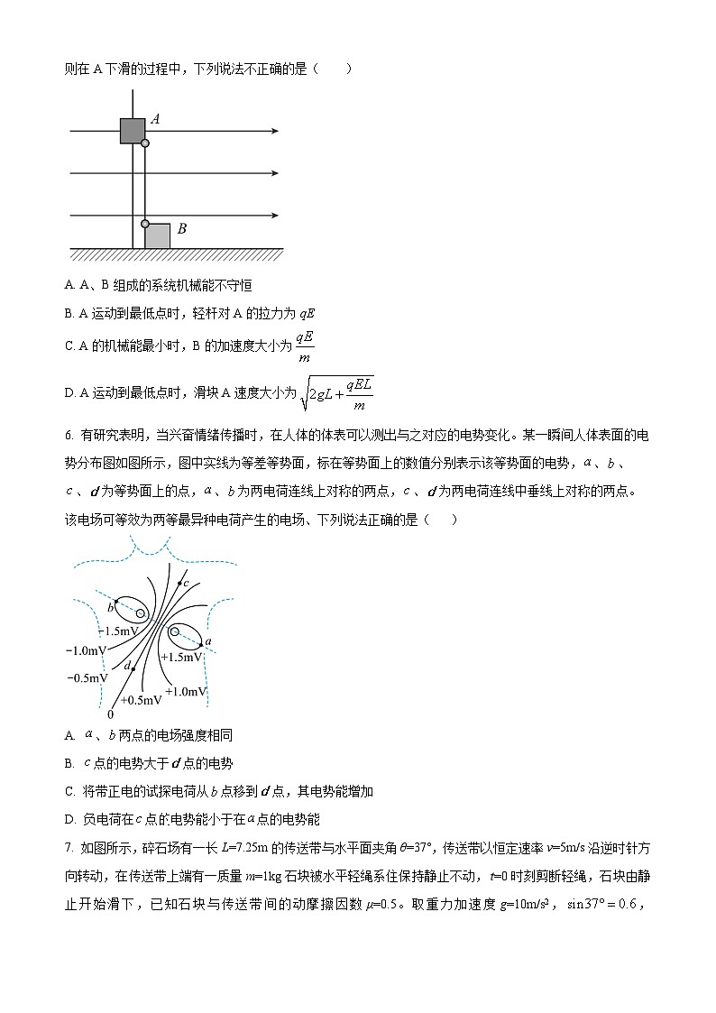 宁夏回族自治区银川一中2023-2024学年高三上学期第五次月考理综试题（Word版附解析）03