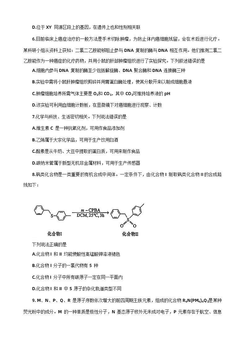 2024河南省济洛平许高三下学期3月第三次质量检测试题理综含答案第3页