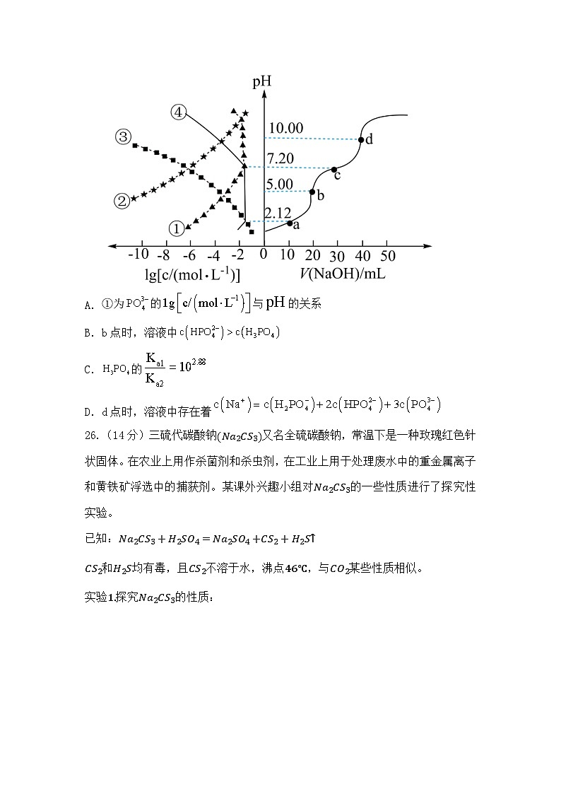 2024届宁夏回族自治区石嘴山市第三中学高三下学期第一次模拟考试理综试题03