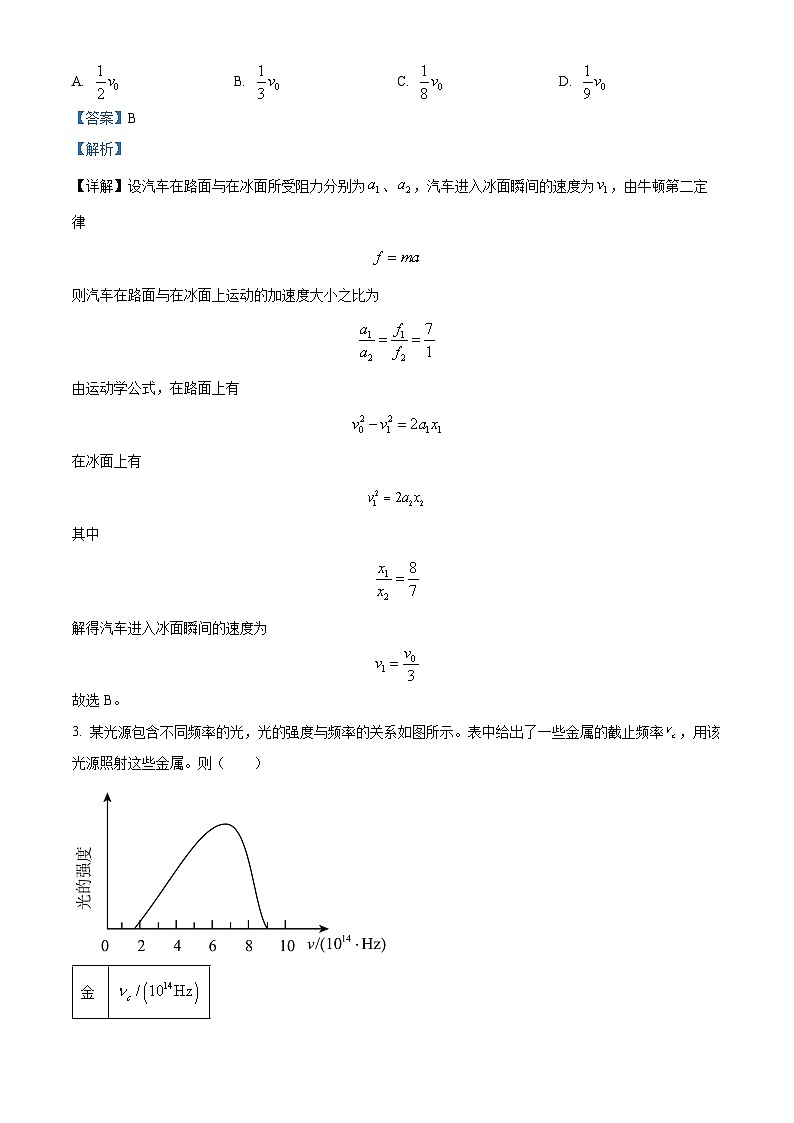 九省联考【河南省】2024届高三理综试题+答案02
