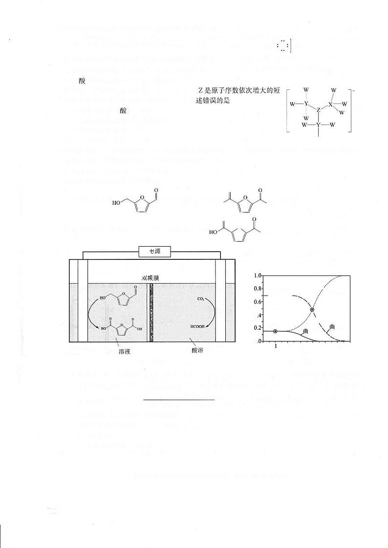 华大新高考联盟2024届高三4月教学质量测评理科综合试题（老教材全国卷）第3页
