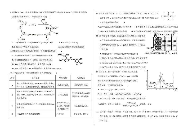 甘肃省天水市一中2021届高三下学期第九次检测理综试题+答案 (PDF版)02