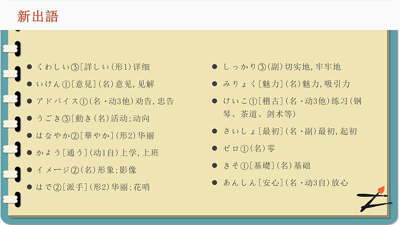 第二课 部活の選択 单元章节知识点总结 课件 人教高中日语必修第一册06