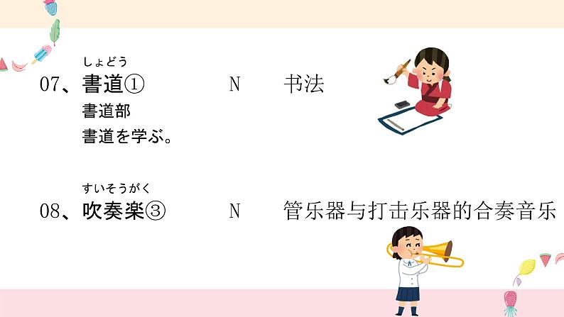 第2課 部活の選択 课件-高中日语人教版第一册05