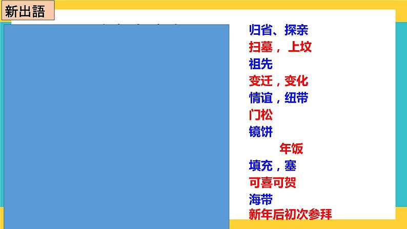 第6课年越し 课件-人教版高中日语必修二07